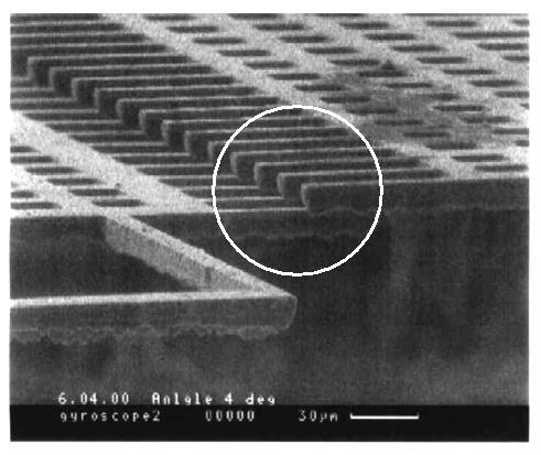 protuberances of the glass base (a fragment of silicon structure is exhibited in Figure 9).