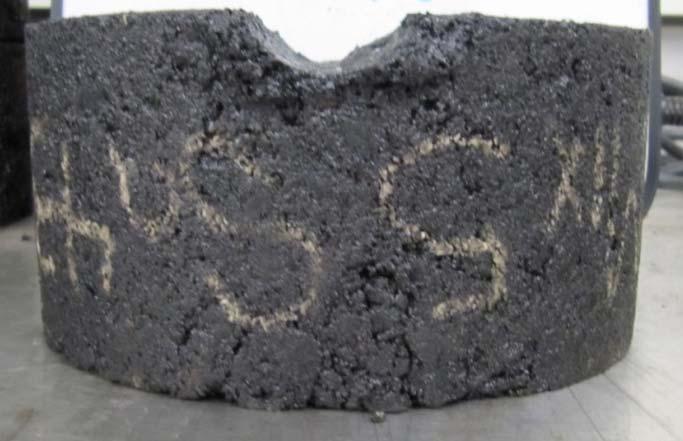 The testing was carried out in accordance with AASHTO TP 62-07, Determining Dynamic Modulus of Hot Mix Asphalt (HMA) [7]. Samples were tested at six frequencies and five temperatures.