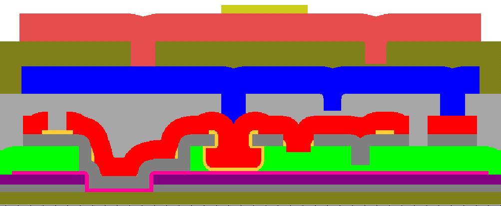 The layers of polysilicon are designated from the substrate up as MMPOLY0 through MMPOLY4.