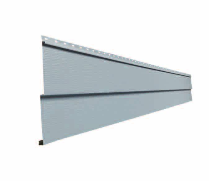 envoy aluminum siding single 8" double 4" double 5" high-performance LOCKING SYSTEM Provides greater stability and increased locking area.