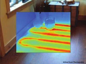 HVAC system issues A thermal imager can be used to determine whether HVAC equipment is heating or cooling properly, electrical components are working as designed, and determine if ductwork is