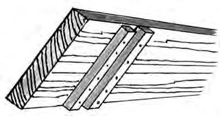 Cull out planks with large knots in the edge, spike knots, checks, wanes, worm holes, and steeply sloping grain patterns.