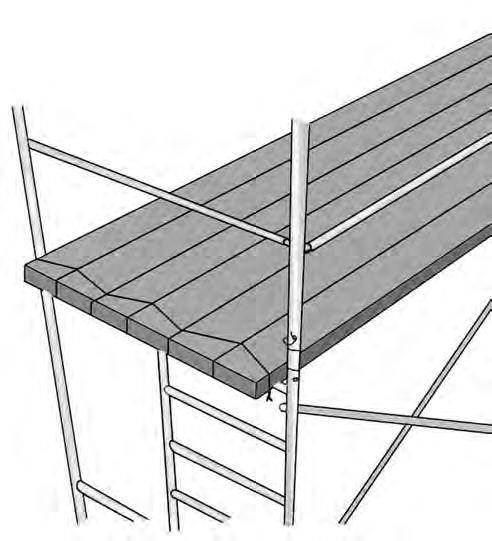 Wind Uplift Wind can lift light platform materials from the scaffold if they are not secured.