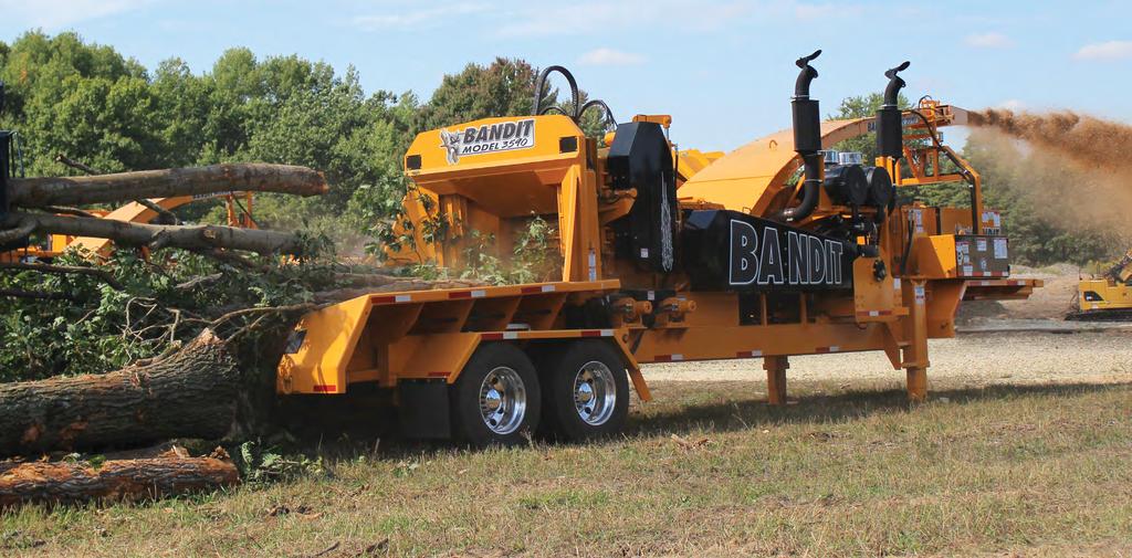Every Bandit whole tree chipper is designed from