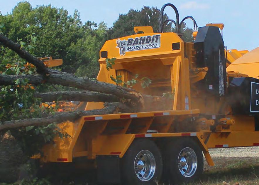 FEATURING OUR INDUSTRY-BEST 5-YEAR GUTS WARRANTy! Production Bandit chippers really produce.