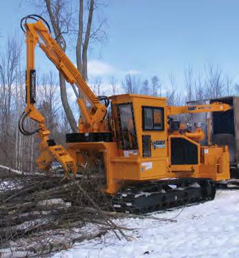 com/ banditchippers Model 2290 Track with Cab & Loader loader options: Our loaders provide maximum reach, effective continuous rotation grapples, and