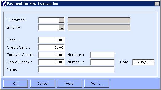 Applying DETAIL Route Cash to customer's accounts (PRIOR BALANCE) The PRIOR BALANCE button is used to enter prior balances.