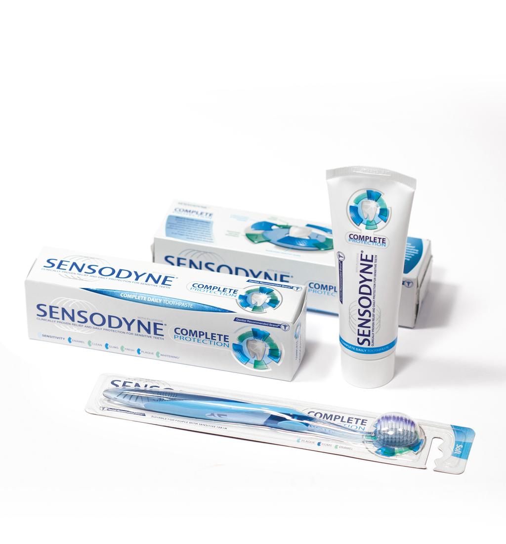 This launch really encapsulates the idea of a Complete solution with everything you need from a sensitivity toothpaste in one.