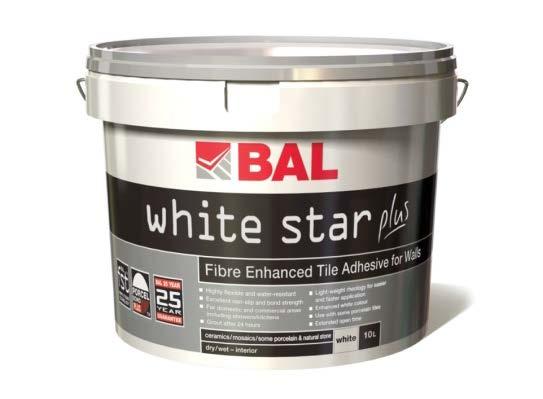BAL White Star Plus & BAL Grip Plus EN12004 D2TE Brighter, whiter colour