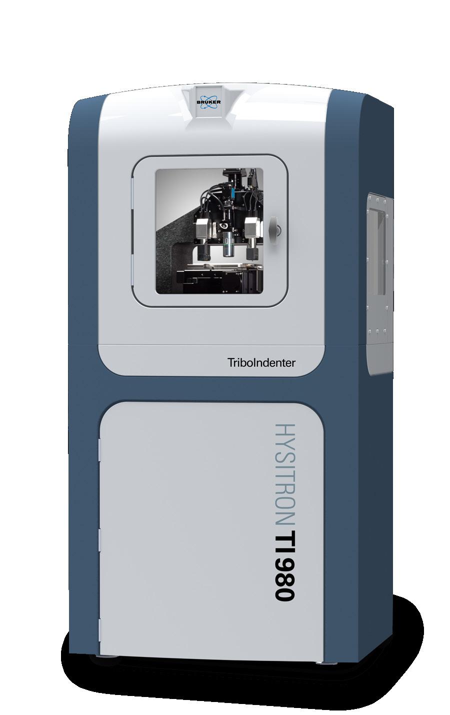 Hysitron TI 980 TriboIndenter Accelerate Nanomechanical Research to the Next Level Bruker s Hysitron TI 980 TriboIndenter operates at the intersection of maximum performance, flexibility,