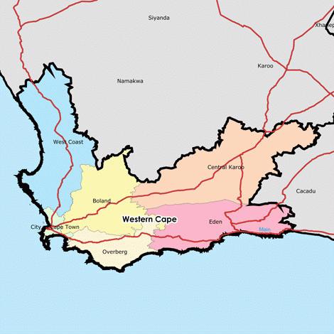 Chapter 4: Research Results 4.2 The Western Cape Province The Western Cape Province consists of 30 municipalities.