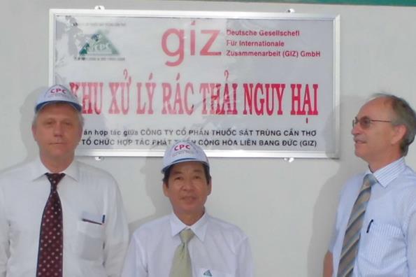 KG Co-financed by GIZ, the AKIZ-Pesticide Factory has built a toxic waste