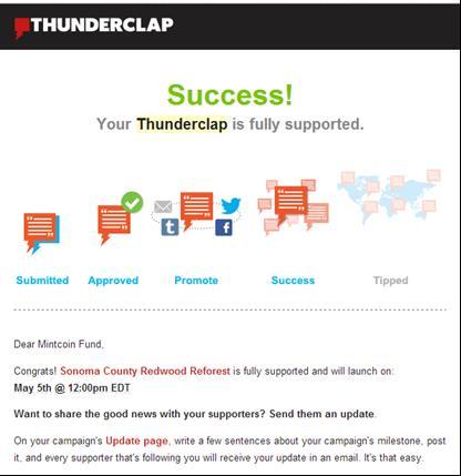 Thunderclap/Twibbon Social movement tools used to amplify causes,