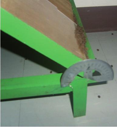 The seed hopper was filled by seed selected for sowing on sowing tray.