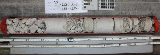The results and samples carried out from this borehole (BH-1) will be used in this paper to interpret the chalk parameters.