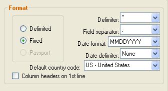 Customize Your Shipping Profiles Select Special Service Options Access Your Shipping Databases Send a Multiple-Piece Shipment Use the Hold File FedEx SmartPost (U.S. Only) Templates, continued Select a Format The file format determines how fields are identified and separated in the source file.