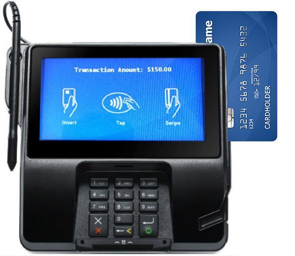 Complete a Sales Transaction by Swiping a Debit or Credit Card Without EMV Chip Functionality The following steps show how to swipe a debit/credit card to complete a sales transaction.