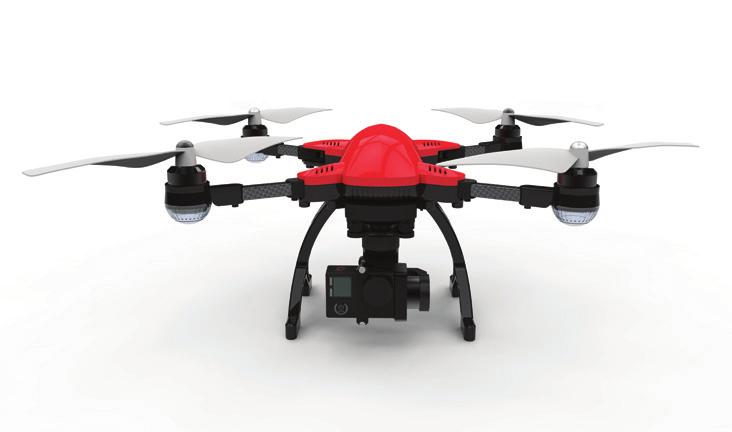 Dragonfly Capture Your Adventures in 4K with Shake-Free Shots Ensure that the propellers are mounted on the correct motors to avoid crashing.