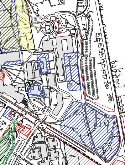2006 Campus Master Plan Board of Trustees Approved Divides campus into 9 Architectural Districts (project is in Gateway District) Land Banks provide approved development sites, with priority for