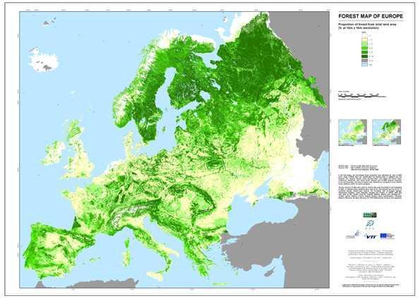 Boreal forests (taiga) Forests in Europe Temperate