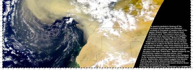 Where this Saharan dust plume is, there is more