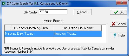 42 5.1.30 30. Why is the ERI Closest Matching City found in a ZIP code search different than the Post Office City listed?