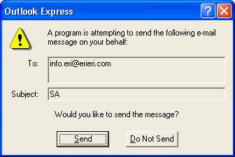 82 After sending an e-mail, the client (e.g., Outlook, Outlook Express, or Windows Mail) may prompt the user before attempting to send the message.