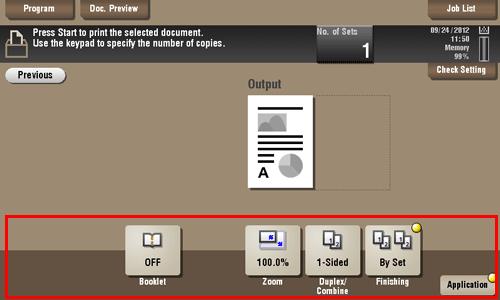 5. Highlight a file to print and then select [Print].