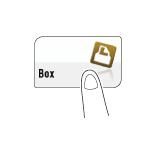 To save a document into a User Box (from the copier): 1. Load the original. 2. Press [Menu]. 3. Press [Box/User Box]. 4.