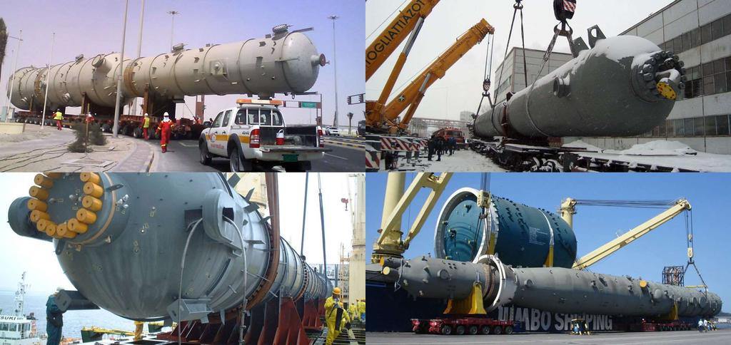 Heavy Lifts QAFCO V Westbound Origin: Far East Destination: Qatar Freight Units: 150,000 Heavy lift: 453 Max Weight: 365 T Togliatti Azot Plant Origin: Italy Destination: Russia Freight Units: 1,250