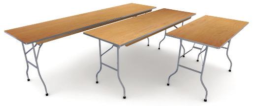 DISPLAY TABLES Skirted Tables 4 w x 2 d x 30 h 6 w x 2 d x 30 h 8 w x 2 d x 30 h 4 w x 2