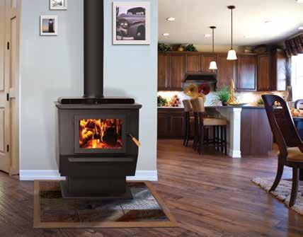 This allows you to get the most heat out of your wood to reduce your heating costs.