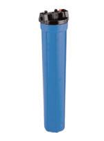 Housing Kits 20" Regular Blue Housing Kit Description: ¾" NPT black cap with pressure relief 20" blue housing Housing Kit also includes sump wrench, mounting bracket and hardware Specifications: