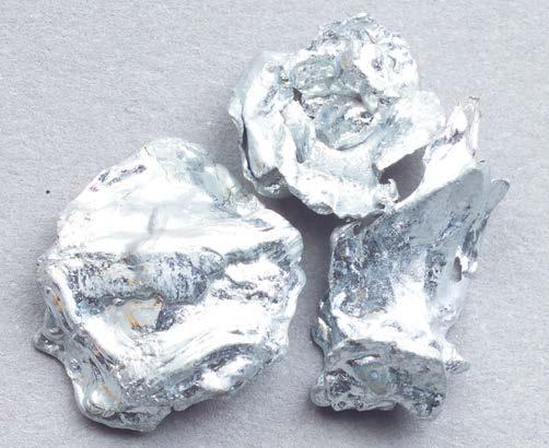 Metallic Bonds and Metallic Properties Zinc Crystalline Structure of Metals In a hexagonal