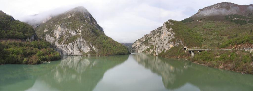 WORLD BANK - SUPPORT TO WATER RESOURCES MANAGEMENT IN THE DRINA RIVER BASIN Mouth of Lim River into the Drina River, Republika