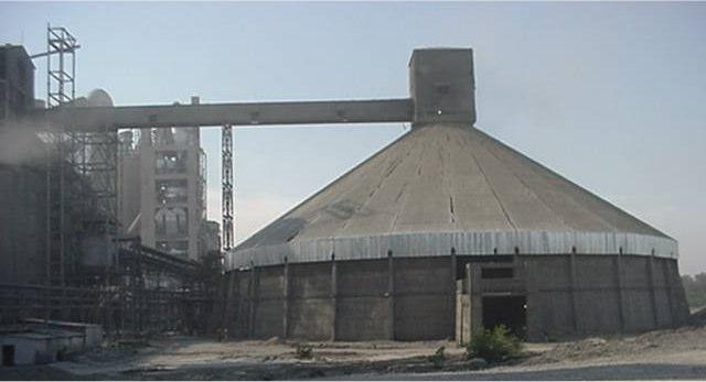 Page 9 of Storage Facility :To control the dust emission effectively, M/s ACL stores the process materials and end products in concrete silos, coal in coal dome and gypsum in covered sheds with