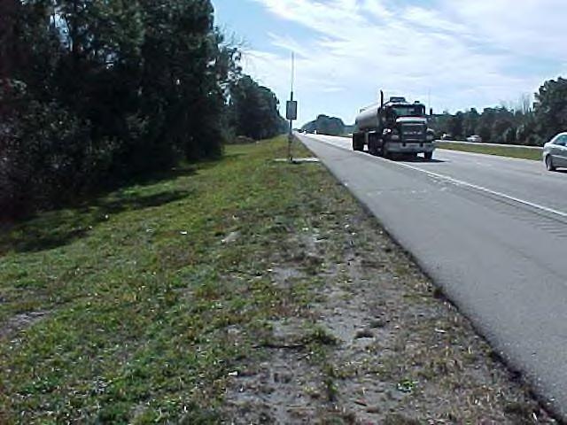 These pictures are examples of a roadway with a paved shoulder.