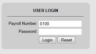 After login, the system shows you who you are logged in as and gives you an option to change the password.