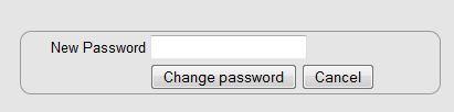 2. Enter the new password 3. Click change password button 4.