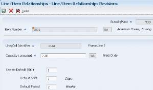 Setting Up Item-to-Line Relationships 4.5.