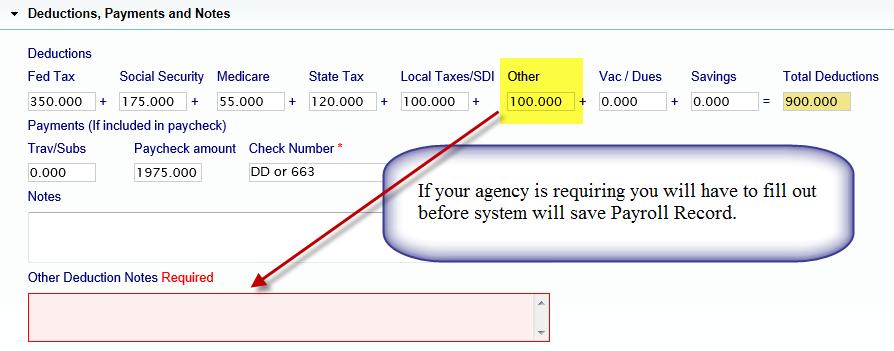 issuance of an actual Check. Once you are satisfied the data is accurate click the Save button.