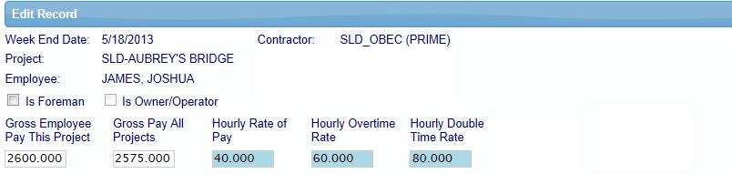 If you are a Prime Contractor be sure to review the work order Setup section. Prime Contractors can define work order numbers.
