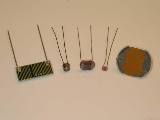 Also called Cds photocells or simply photocells Samples: Photoresistor or Cds Photocell Assortment of Photoresistors Useful for light seeking (photovore) robots, color sensors, and also as an optical