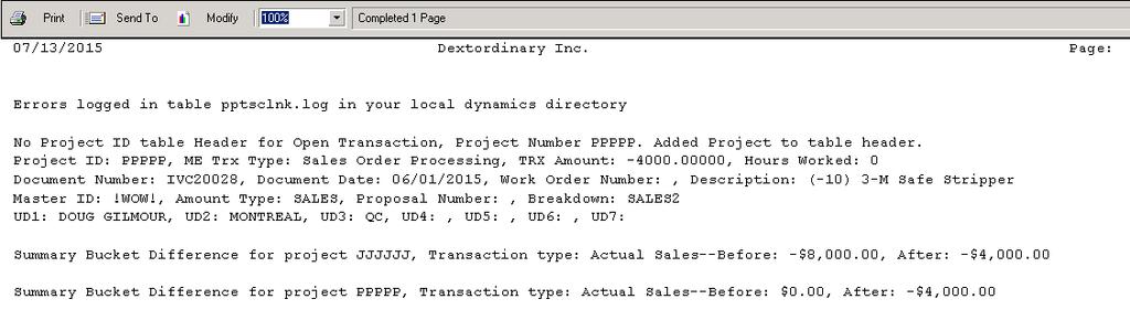 It will also insert any new PT distributions for any new line details added to transaction or Sales Distributions.