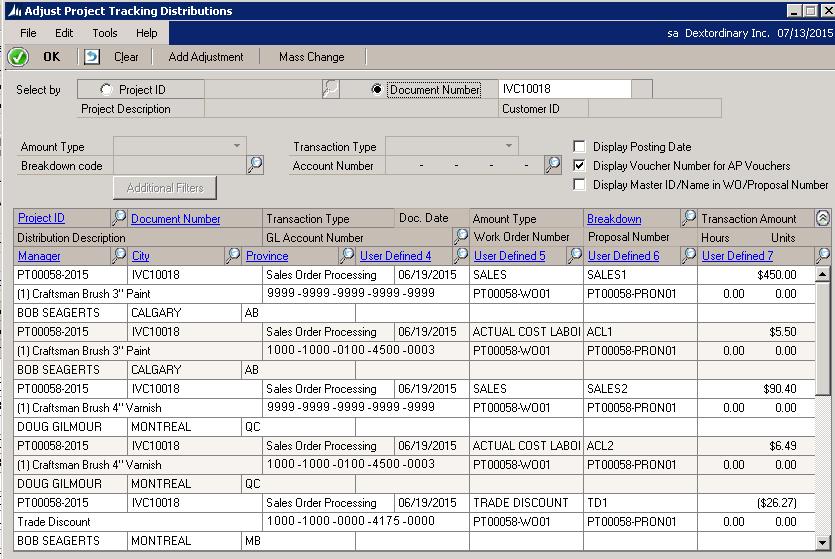 Improved Validation for Dummy Deferral Project ID on Project Tracking Setup.