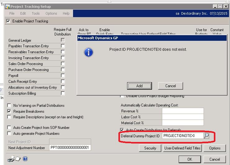 Resolved Issues 1. Resolved issue Trade discount displayed in Project Tracking Entry. Trade discount was previously being displayed as positive amount in entry screen.