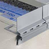Balcony and terrace systems Aluminium Blanke BALCONY-Gravel Deck Edge Pro h = 60/80 1,4 The Blanke BALCONY-Gravel Deck Edge Pro is a balcony profile for tile and stone with a slide-in opening
