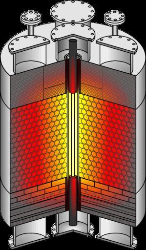 Page1 NUCLEAR INDUSTRY CHALLENGE : The thermal hydraulic conditions of a typical high temperature gas cooled pebble bed reactor core are simulated.