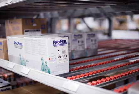 Carton Flow Carton Flow allows picking of small goods on lower levels in a pallet racking system.