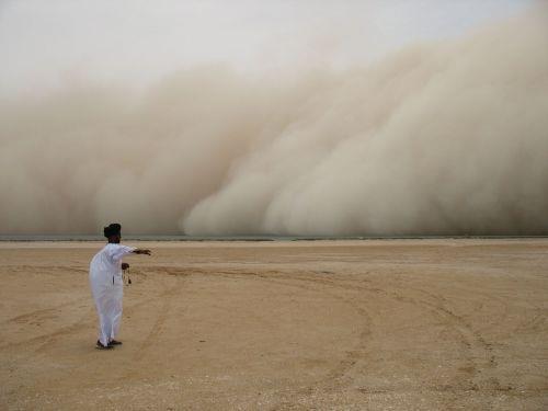 Loss of Pond Capacity Due to Blowing Sand Blowing sand from dust storms would be captured in the